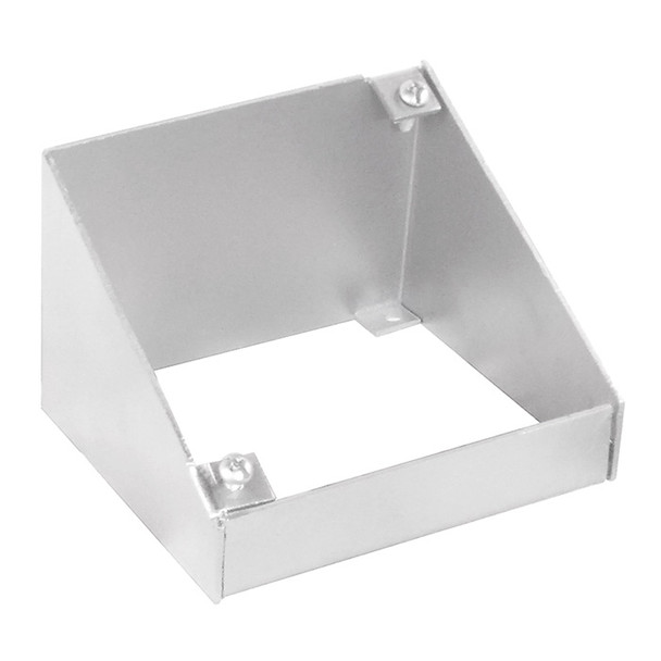 Garvin Industries 4" Square Angled Extension Ring, 2-1/8" Deep, Welded, No Knockouts
