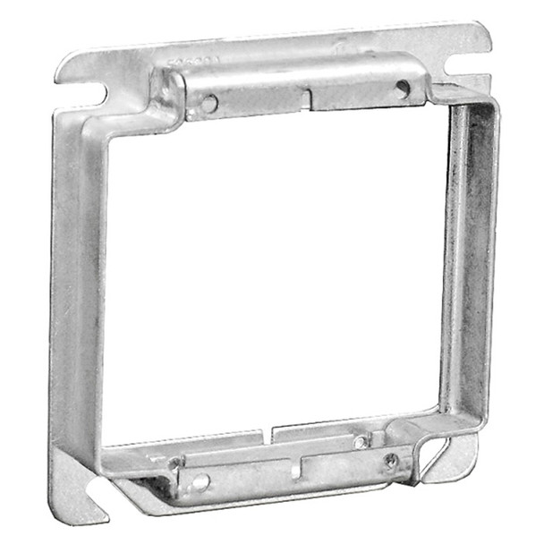 Garvin Industries 4" Square Two Gang Device Tile Ring, 1-1/2" Raised