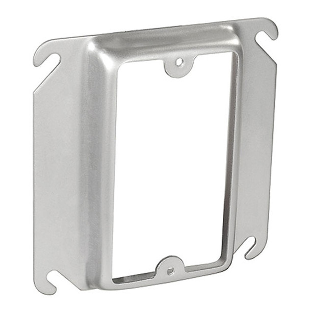 Garvin Industries 4" Square One Gang Device Ring, 5/8" Raised