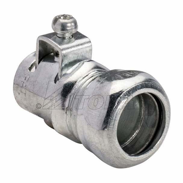 Garvin Industries 430TBS, 3/8" Top Bite Compression Coupling, Steel, Zinc Plated