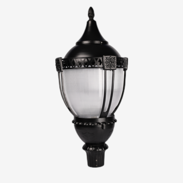 NebuLite NB-APT Acorn LED Post Top, 60W|80W|100W Selectable, 3000K|4000K|5000K, Type V Optics, 100-277V, Black Finish