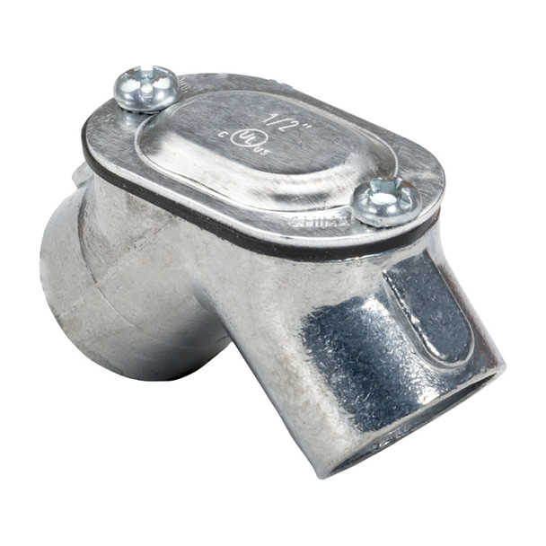Garvin Industries 352, 3/4" RGD-RGD Pull Elbow, Zinc Die Cast, Removable Cover