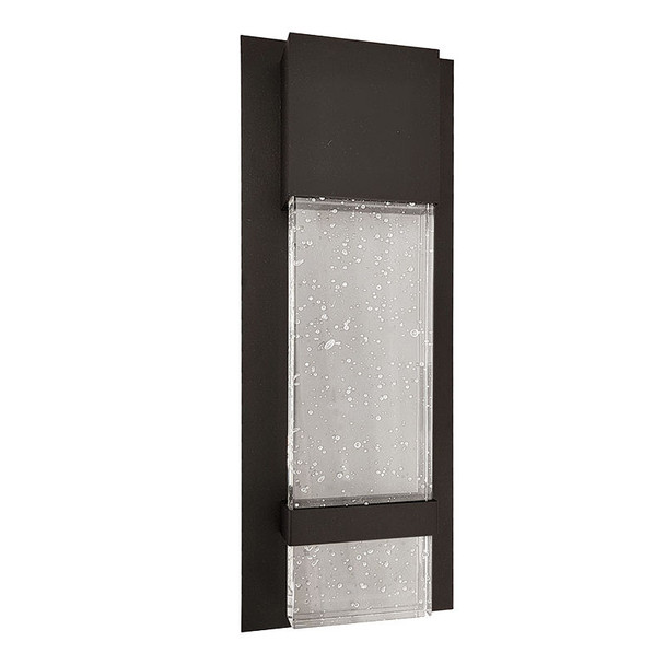 Westgate LRS Series Seaside Outdoor Wall Lantern, Seeded Glass, Multi CCT (3000K|4000K|5000K), Dual Dimming, Oil Rubbed Bronze