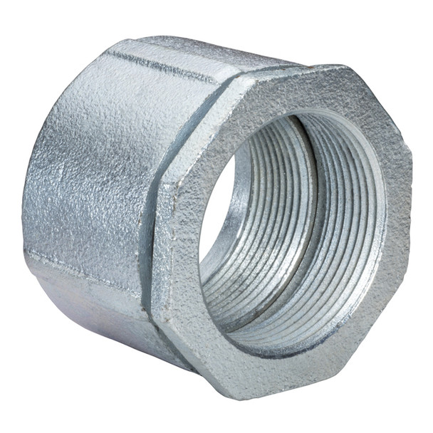 Garvin Industries 857, 2-1/2" 3-Piece Coupling, Malleable Iron, Zinc Plated