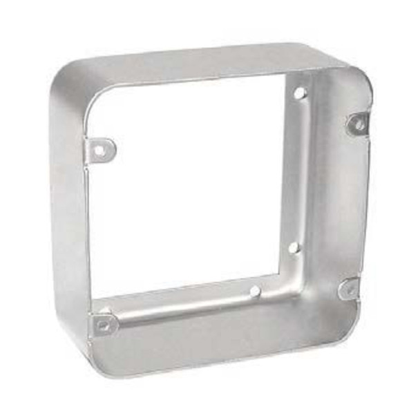 Garvin Industries 4-11/16" Square Extension Ring, 2-1/8" Deep, Drawn, No Knockouts