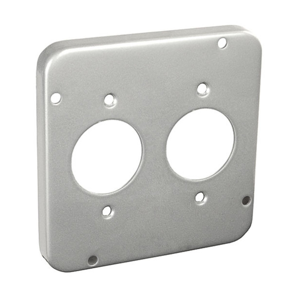 Garvin Industries 4-11/16" Square Industrial Surface Cover, 1/2" Raised, 1.62" Dia.