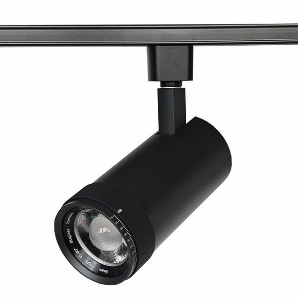 WM-TRD Series Die-Cast Zoomable Track Head, 20W, 1700lm, 2700K|3000K|3500K|4000K|5000K, Wattage & CCT & Beam Angle Selectable
