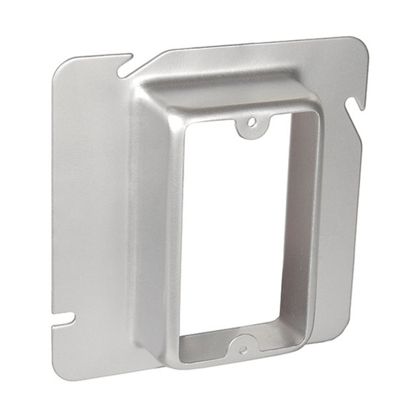 Garvin Industries 4-11/16" Square One Gang Device Ring, 1-1/4" Raised