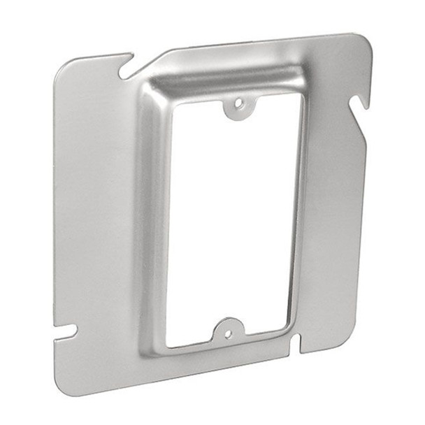 Garvin Industries 4-11/16" Square One Gang Device Ring, 1/2" Raised
