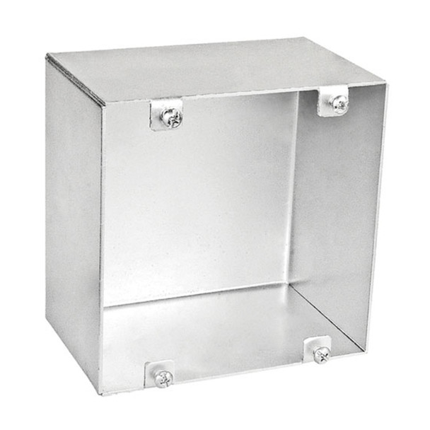 Garvin Industries 72181-BLNK, 4-11/16" Square Box, 3" Deep, Welded, No Knockouts