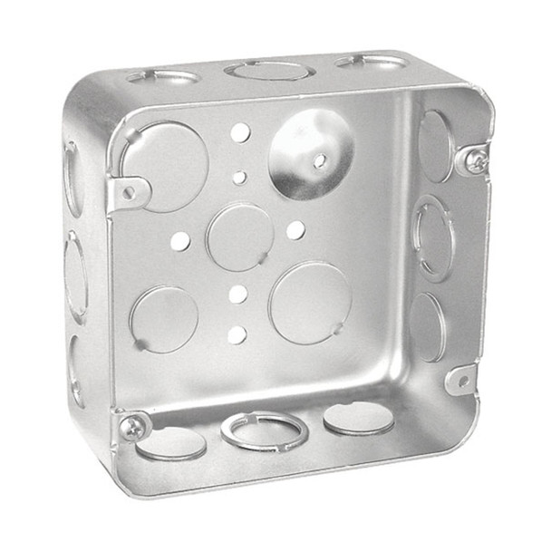 Garvin Industries 72151-S, 11B BX, 1-1/2" Deep Drawn Box, 1/2" & 3/4" Knockouts, Raised Ground