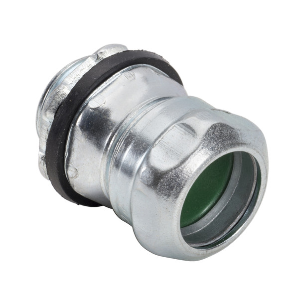 Garvin Industries 657SRT, 2-1/2" Raintight Steel Compression Connector, Concrete Tight, Steel Locknut & Gasket