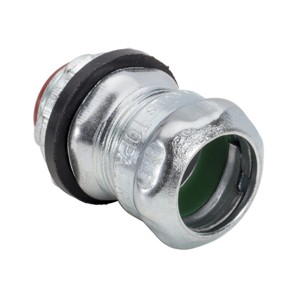 Garvin Industries 658SIRT, 3" Raintight Steel Insulated Compression Connector, Compression Type, Concrete Tight, Steel Locknut & Gasket, Insulated Throat