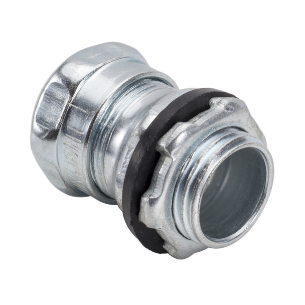 Garvin Industries 654SRT, 1-1/4" Raintight Steel Compression Connector, Concrete Tight, Steel Locknut & Gasket