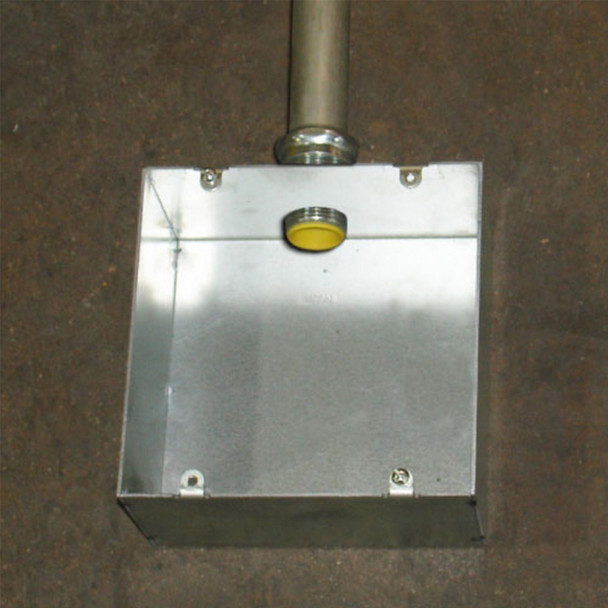 Garvin Industries 6" Square Box, 3-1/2" Deep, Welded, No Knockouts