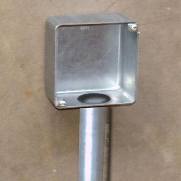 Garvin Industries 4" Square Box, 2-1/8" Deep, Drawn, No Knockouts