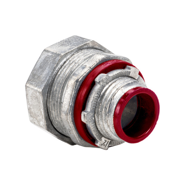 Garvin Industries 473I, 1 Inch Straight Liquidtight Connector, Insulated Throat, Zinc Die Cast