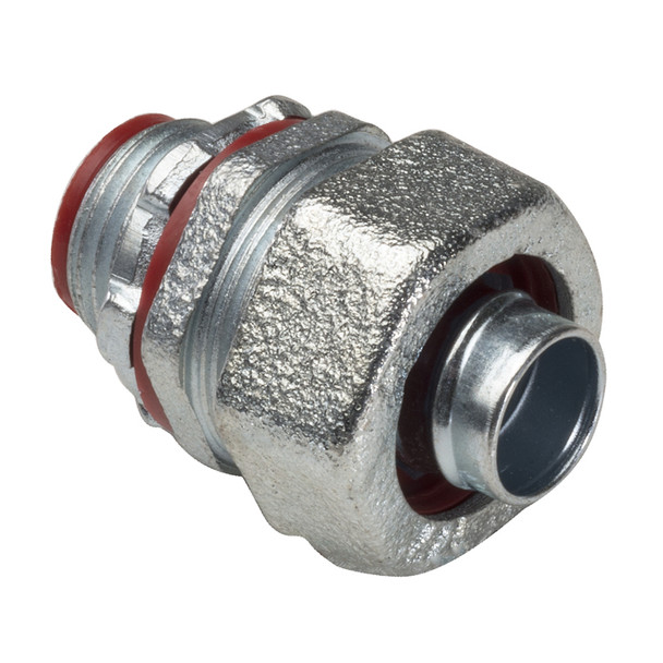 Garvin Industries 473S, 1" Liquidtight Connector, Male, Insulated Throat, Zinc Electroplated