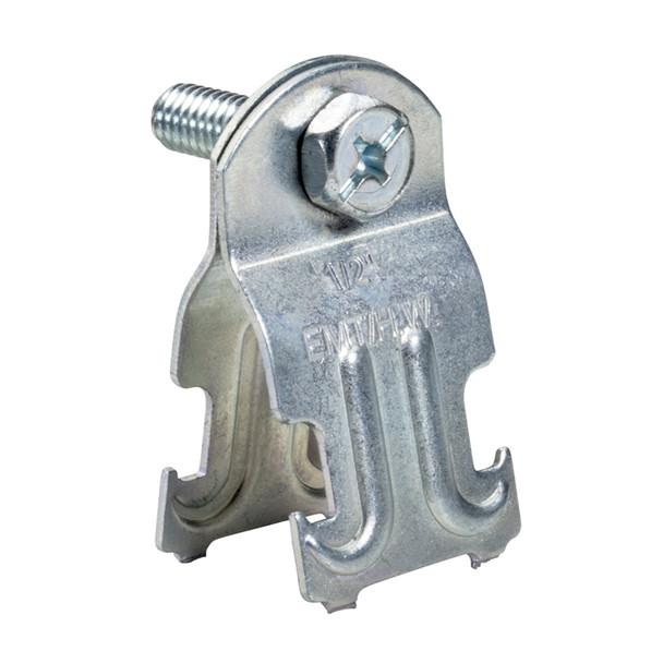 Garvin Industries 2101, 1/2" Strut Clamp, Hex/Slotted Nut, Square Bolt