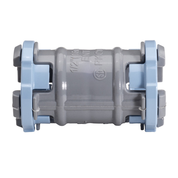 Garvin Industries 1491, 1/2" ENT Coupling, PVC, Snap-In, Impact Resistant, Concrete Tight