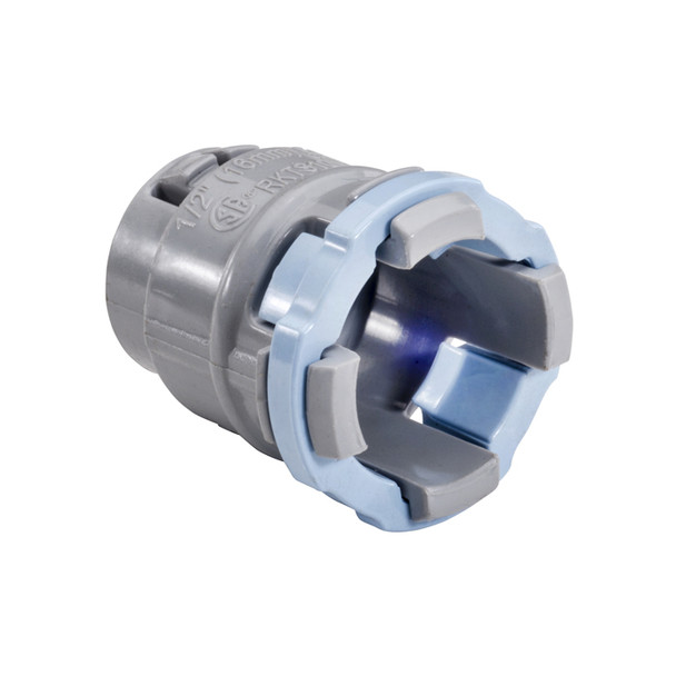 Garvin Industries 1612, 3/4" ENT Termadap Snap-In Connector, Double Snap, Concrete-Tight, Six Locking Tabs