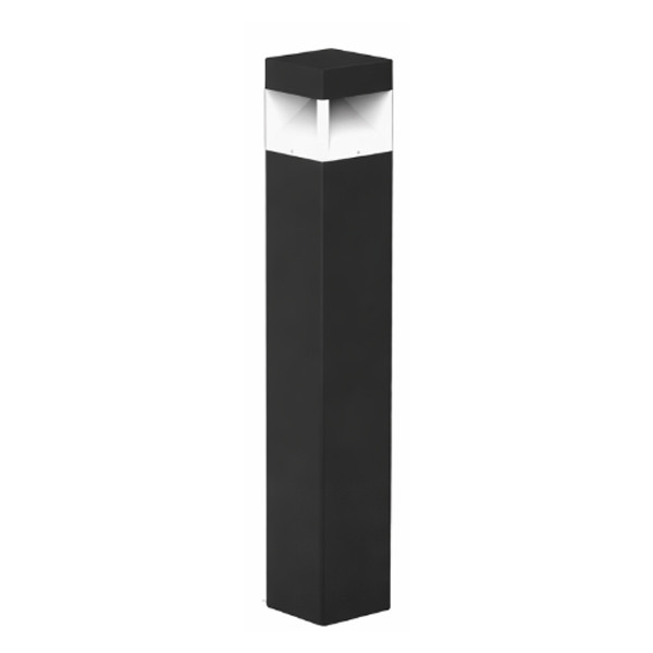 G8 Round 4-Zone Quadrant Modular Bollard, Power and CCT Adjustable, 10W|18W|25W, 80lm/W, 3000K|4000K|5000K, White Reflector, Black|Bronze Finish
