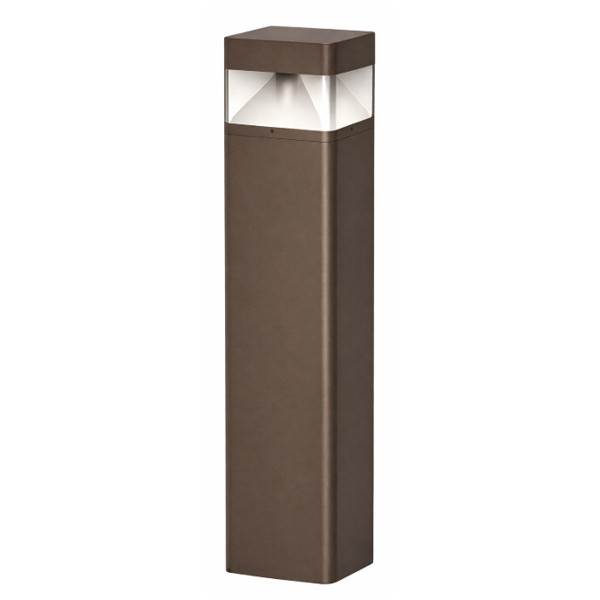 G8 Round 4-Zone Quadrant Modular Bollard, Power and CCT Adjustable, 10W|18W|25W, 80lm/W, 3000K|4000K|5000K, White Reflector, Black|Bronze Finish