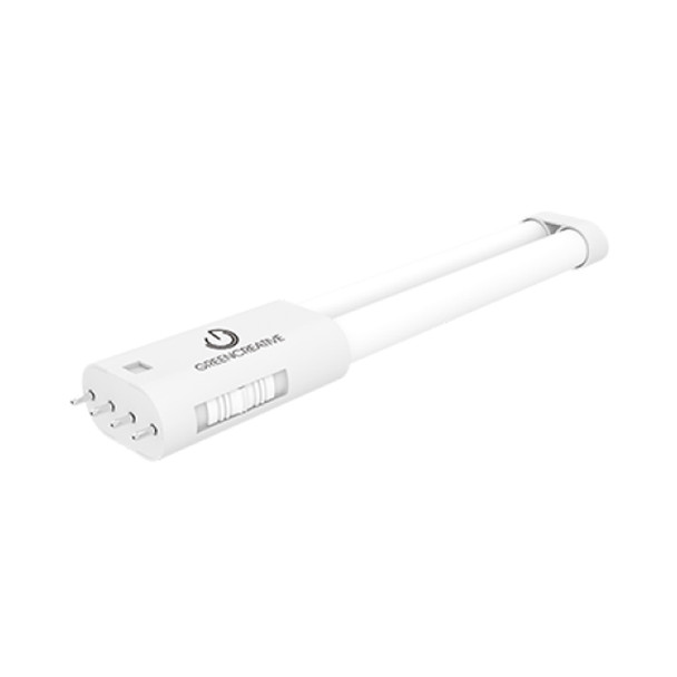 Green Creative 8.5PLL Hybrid LED PL Lamp, 8.5W, 2G11 Base, Field-Selectable CCT (3000K|3500K|4000K|5000K|6500K), Field-Selectable Lumens (2800lm|3350lm), DIRect/BYPass Install