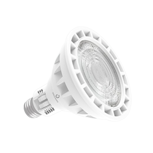 Green Creative PAR38 High Output LED Lamp, 24W, 5CCT Selectable (2700K|3000K|3500K|4000K|5000K), 3 Lumen Outputs (2000lm|2500lm|3000lm), 120-277V, 25°|40° Beam, 90 CRI, Dimmable