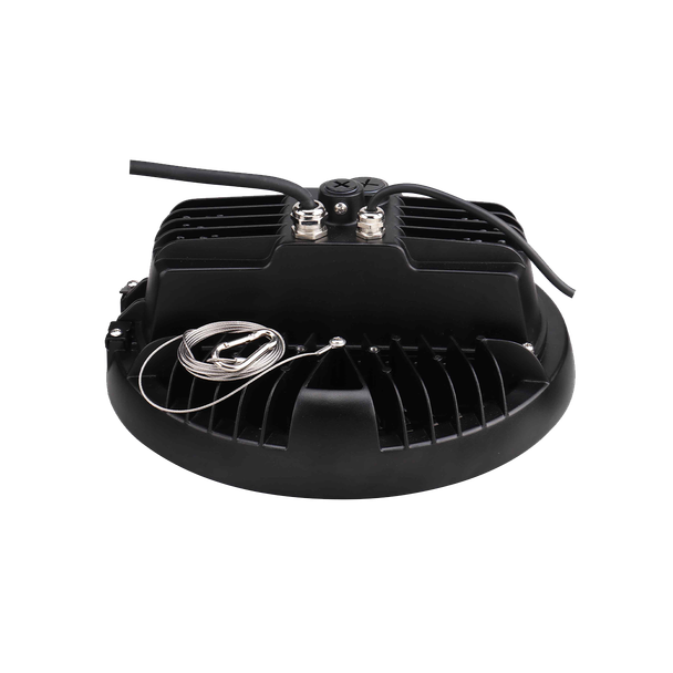 EiKO HBX3 Premium Round High Bay, PowerSet 150/130/100/80W, 4000K, 120-277V, Black