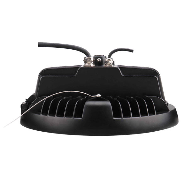 EiKO HBX3 Premium Round High Bay, 150W, 5000K, 24,000lm, 120-277V, Black