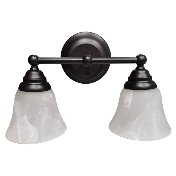 EiKO BRVWW-2A19 Series, Westwood Style, 2 A19 Lamp, Bronze or Nickel Finish