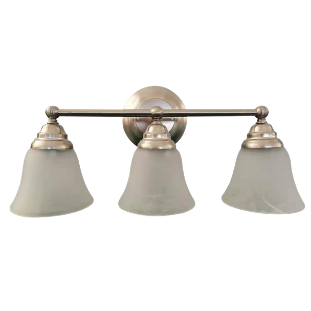EiKO BRVWW-3A19 Series, Westwood Style, 3 A19 Lamps, Bronze or Nickel Finish, 19.4" Length