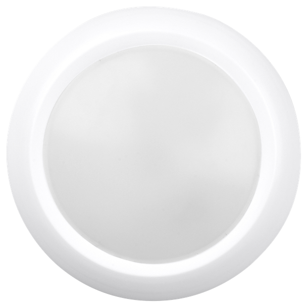 EiKO DDS8-121-20W-9CCT3-120-DT-WH, 8" Disk Downlight Surface, 1,210lm, 20W, 90+ CRI, 2700K|3000K|4000K, 120V, Triac Dimming, White