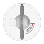 FLINT Ceiling Flush Mount, 9'', 18W, 120VAC, 2700K|3000K|3500K|4000K|5000K Selectable, Triac-dimming