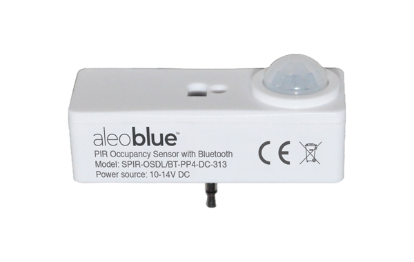 AleoBlue Wireless Bluetooth PIR Occupancy Sensor with Daylight Harvesting, Plug and Play 2.5mm Audio Jack, 10-14VDC, SPIR-OSDL/BT-PP4-DC-313