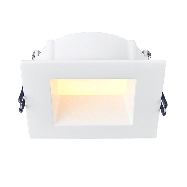 Lotus LED Lights LE4SR 4" Square Deep Regressed LED, 11W, 5CCT Selectable, White or Black Trim