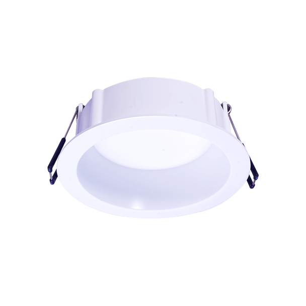 Lotus LED Lights LE4RR, 4" Round Deep Regressed Eco LED, 11W, Dim To Warm, 3000K-2000K, White Trim
