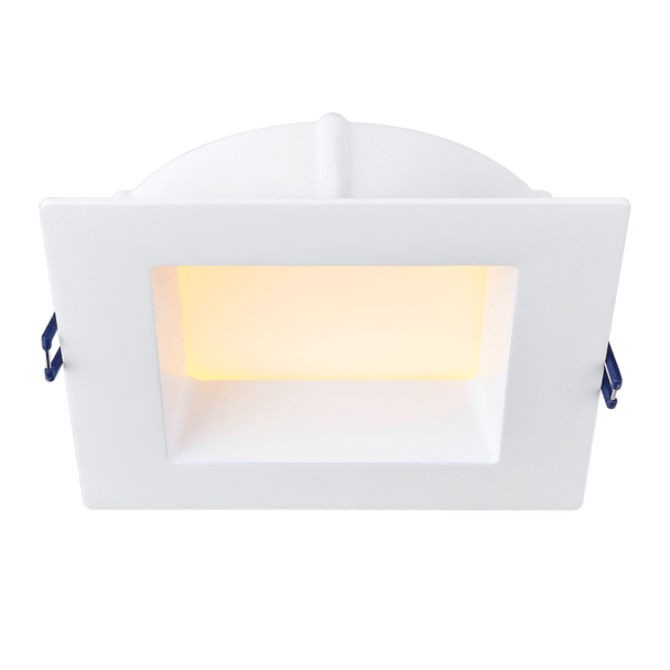 Lotus LED Lights LE6SR Series, 6" Square Deep Regressed LED, 5CCT Selectable, 14.5W, White or Black Trim