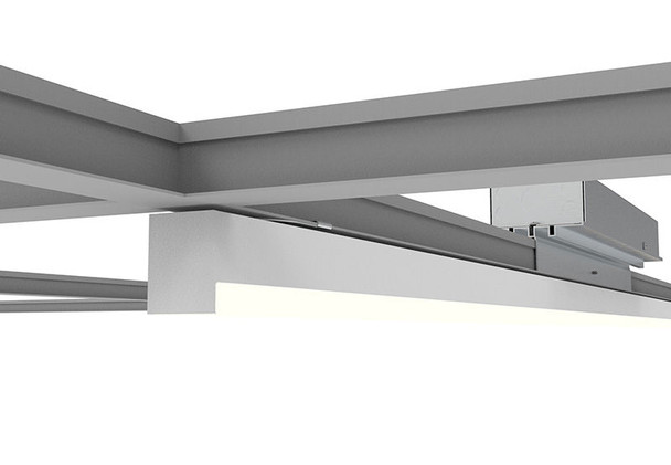 Westgate SCXT Series 4' Linear Fixture, 20W/30W/40W, 3000K/3500K/4000K, 0-10V Dimming, Direct Flat Lens, Black