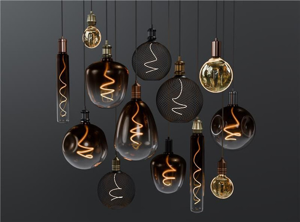 Westgate DPL Series Decorative Filament LED Pendant Lamp, Round Metal Mesh, 1800K, 4W, 120V, E26 Medium Base