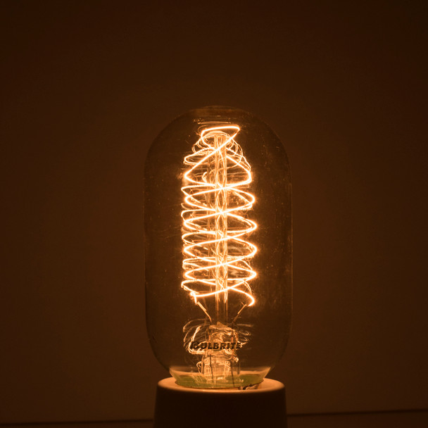 Bulbrite Incandescent 40 Watt T14 Light Bulbs With An Antique Finish And Medium Screw (E26) Base, 2200K (Amber Light) - alternate image 3