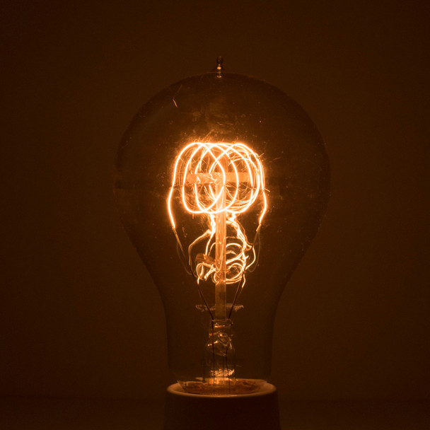 Bulbrite Incandescent 40 Watt A19 Nostalgic Loop Light Bulb With An Antique Finish And Medium Screw (E26) Base, 2200K (Amber Light) - alternate image 3