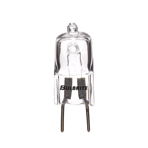 Bulbrite Halogen 35 Watt T4 Light Bulb With A Clear Finish And Bi-Pin (Gy8) Base, 2900K (Soft White Light) - main product image
