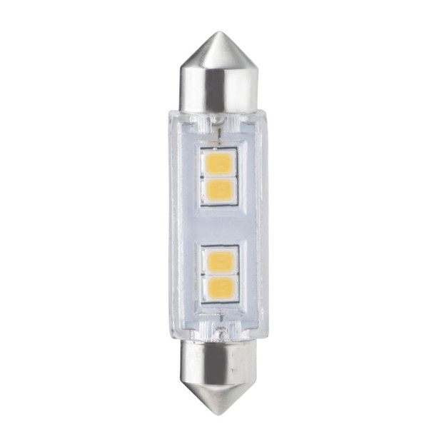 Bulbrite LED 0.8 Watt T3 Light Bulb With A Clear Finish And Festoon (Festoon) Base - main product image