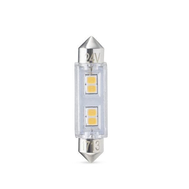 Bulbrite LED 0.8 Watt T3 Light Bulb With A Clear Finish And Festoon (Festoon) Base - main product image