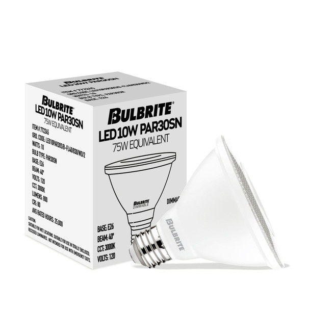 Bulbrite LED 10 Watt Par30sn Light Bulb With Medium Screw (E26) Base - alternate image 2