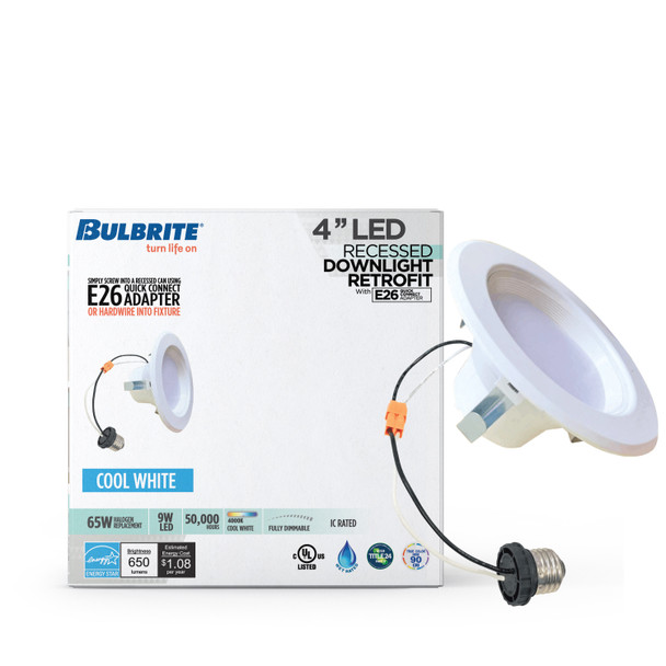 Bulbrite LED 9 Watt Downlight Fixture With A White Finish - alternate image 8
