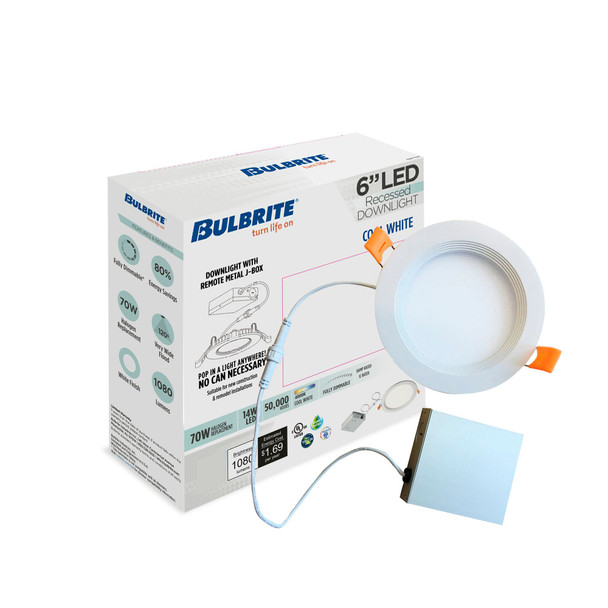 Bulbrite LED 14 Watt Downlight Fixture With A White Finish - alternate image 7
