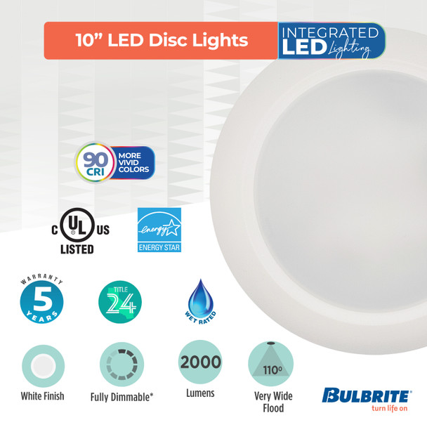 Bulbrite LED 25 Watt Downlight Fixture, 3000K (Soft White Light) - alternate image 17
